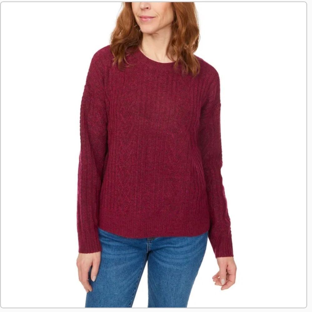 Legendary Outfitters Women's Cable Crewneck Sweater